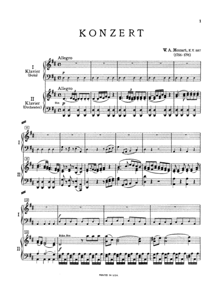 Piano Concerto No. 26 in D, K. 537