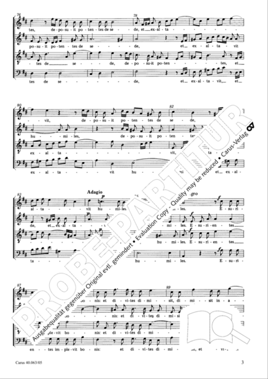 Magnificat in D Magnificat in D SA scores gallery preview page 4