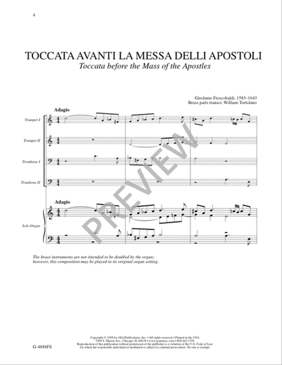 Three Toccatas from 