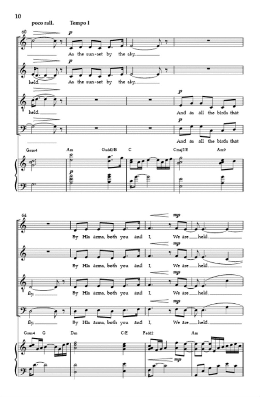 We Are Held 4-Part scores gallery preview page 9