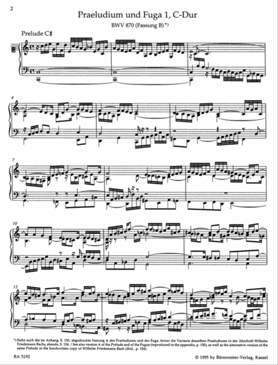The Well-Tempered Clavier II, BWV 870-893 Harpsichord scores gallery preview page 2