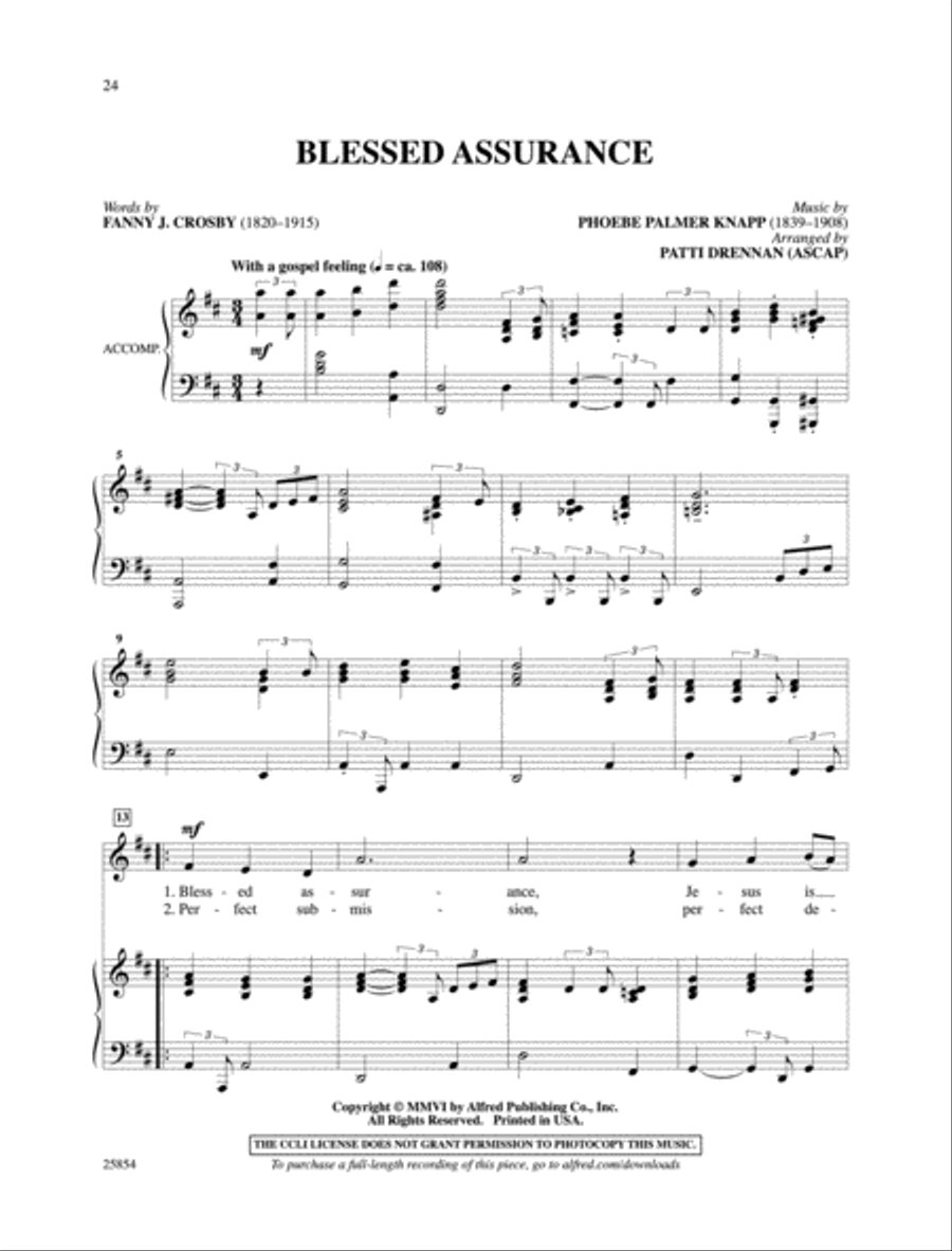 Great Hymn Writers (Portraits in Song) - Medium High High Voice scores gallery preview page 5