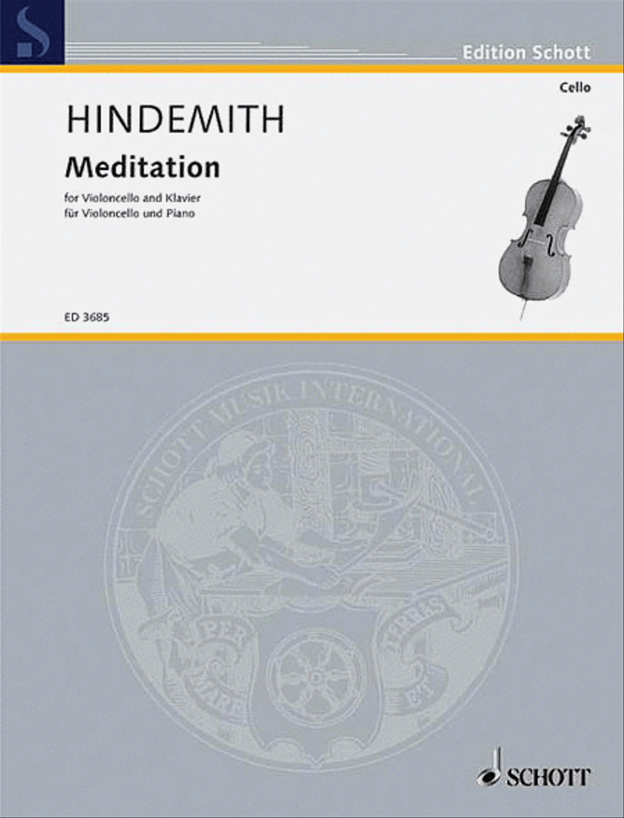 Meditation from Nobilissima Visione Cello scores gallery preview page 1