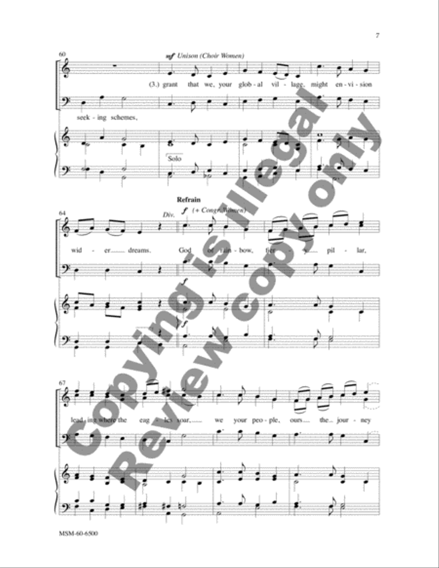 In the Midst of New Dimensions 4-Part scores gallery preview page 7