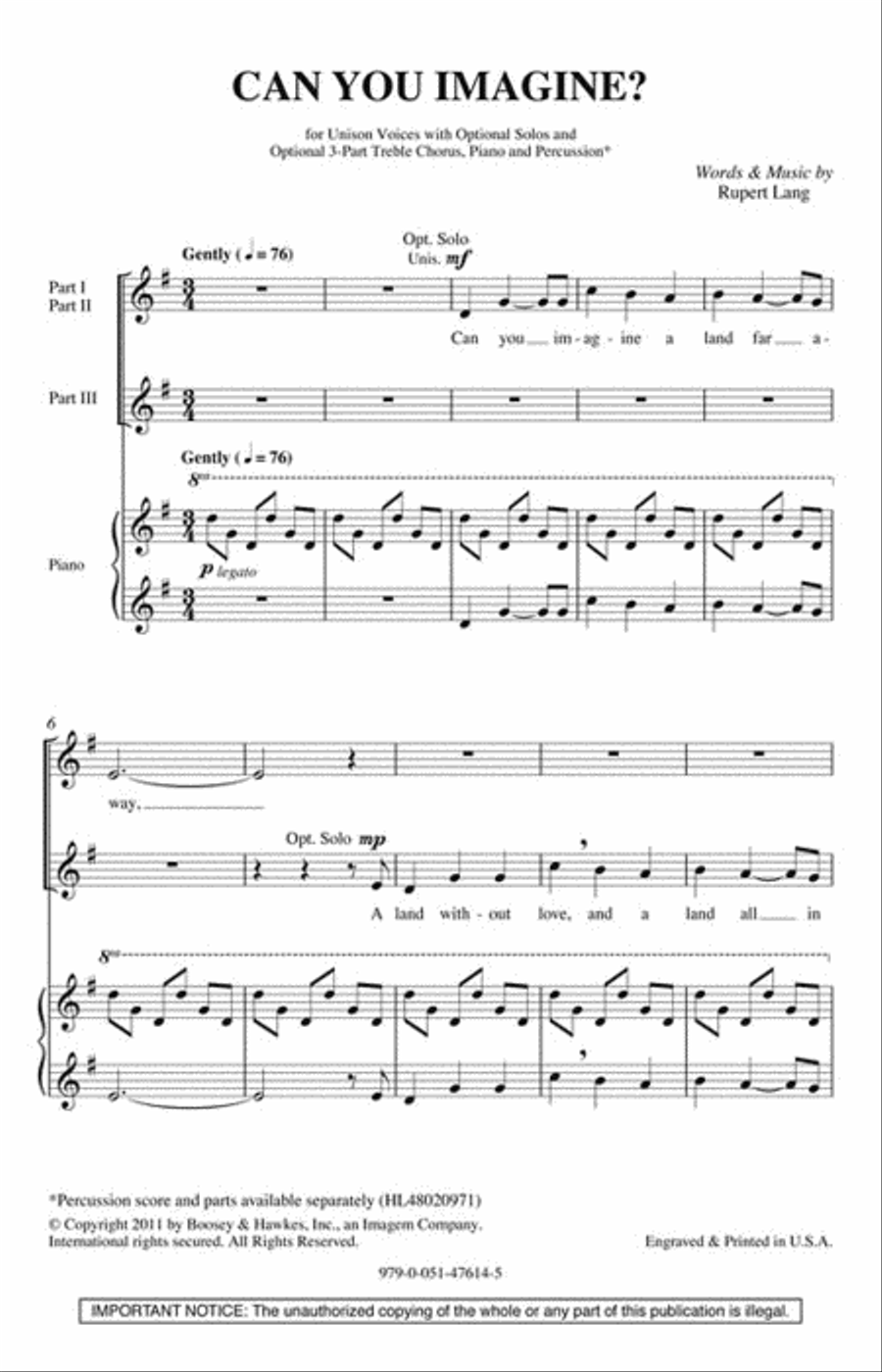 Can You Imagine? Can You Imagine? 3-Part scores gallery preview page 2