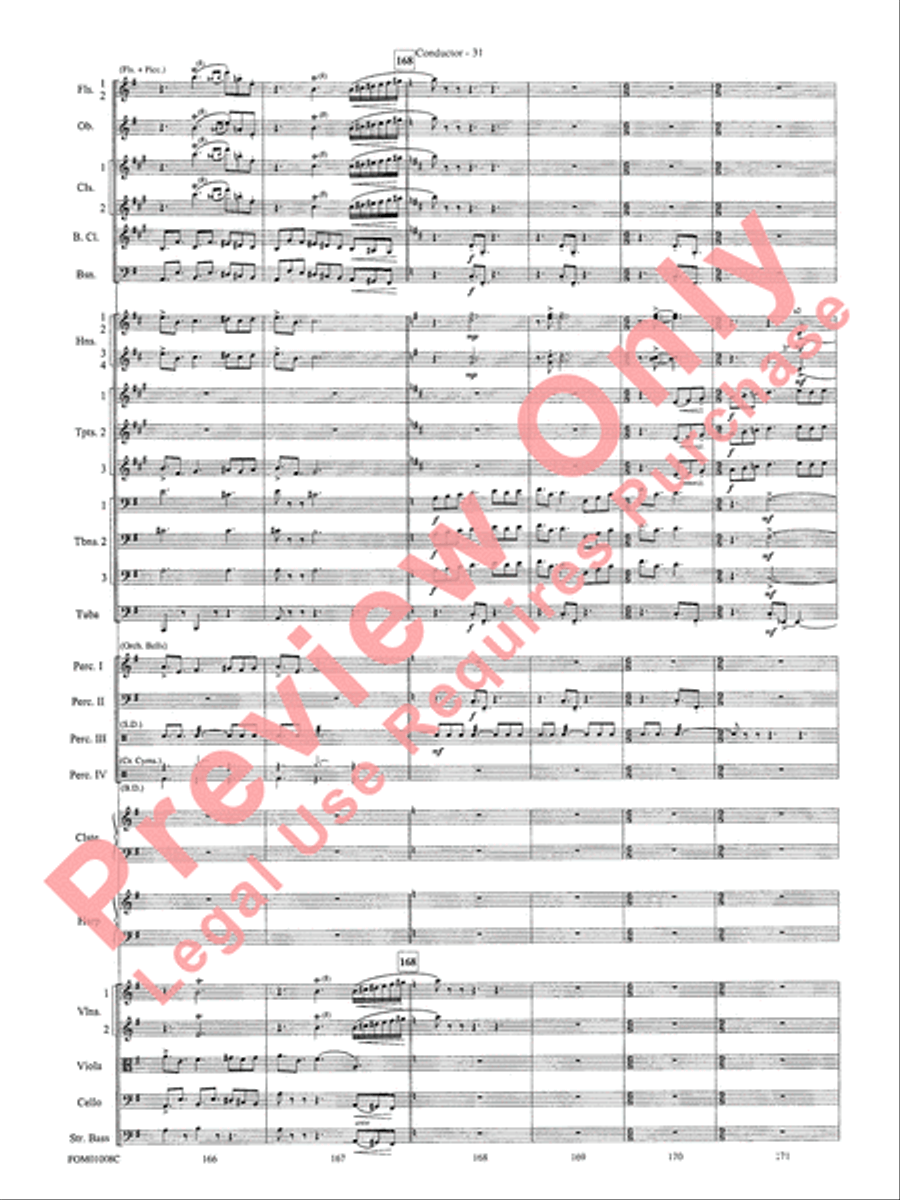 Harry Potter Symphonic Suite Full Orchestra scores gallery preview page 34
