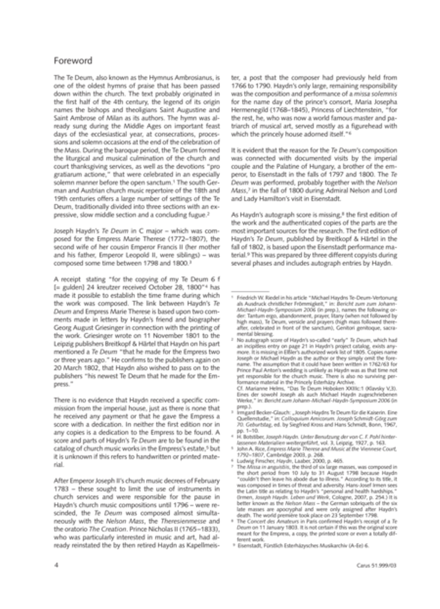 Te Deum 4-Part scores gallery preview page 5