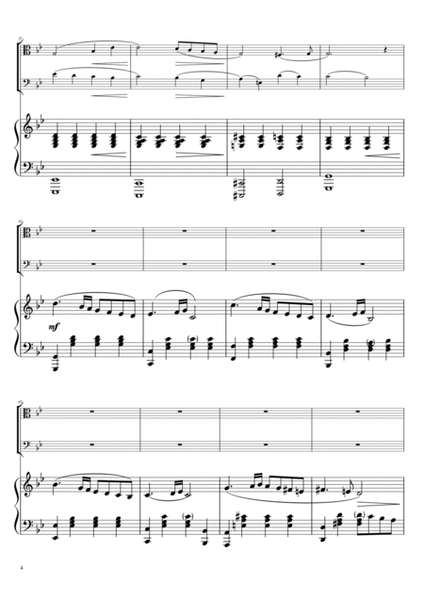 Caccini "Ave Maria" piano trio viola & cello image number null