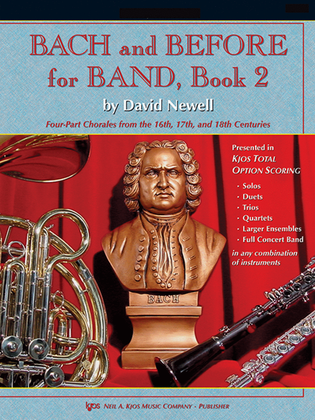 Book cover for Bach and Before for Band - Book 2 - French Horn