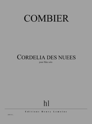 Book cover for Cordelia des nuees