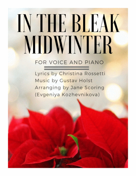 In the Bleak Midwinter (voice and piano) image number null
