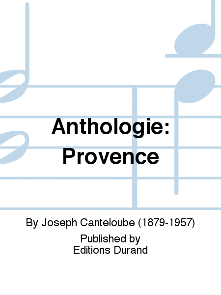 Anthologie: Provence