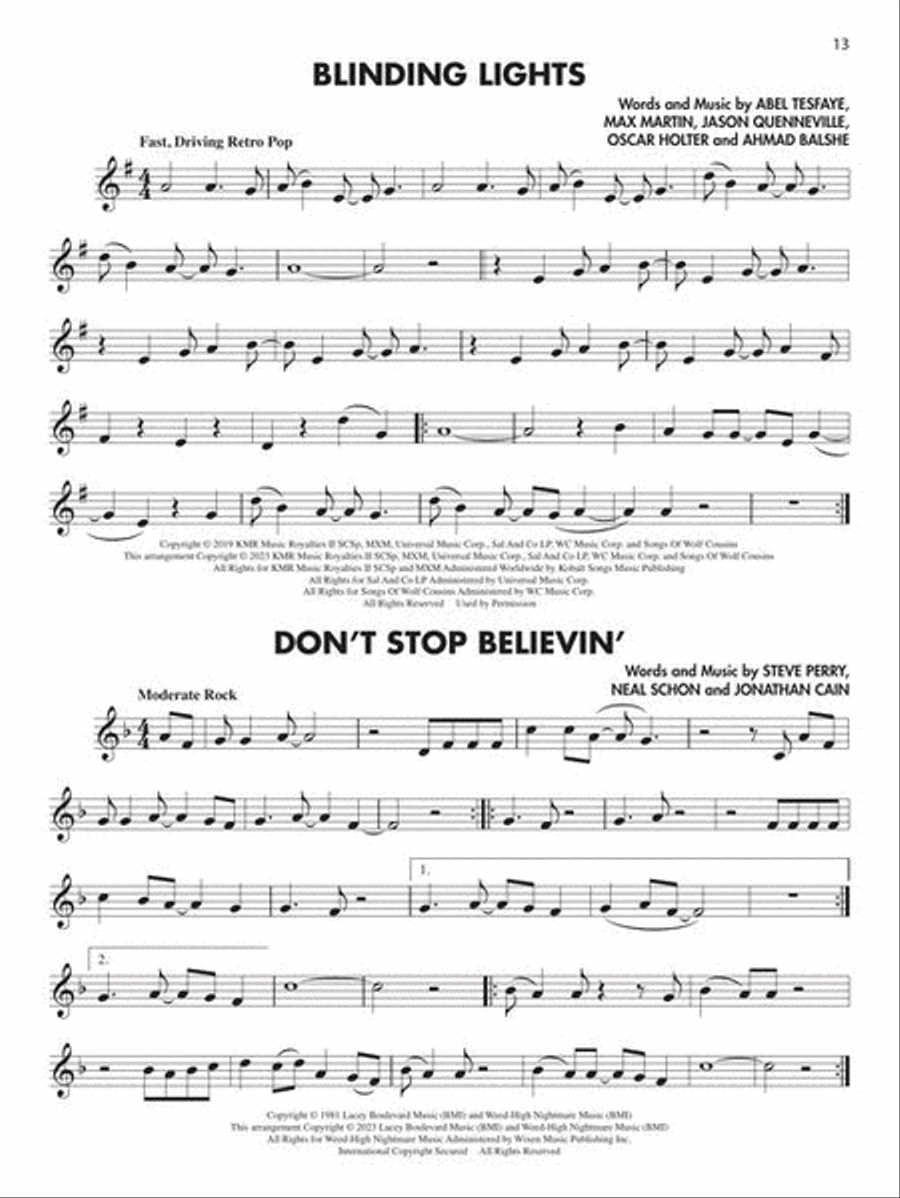 Essential Elements Pop Songs for Trumpet Concert Band Methods scores gallery preview page 5