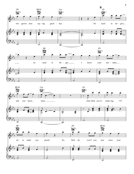 James Blunt Monsters Sheet Music in Eb Major (transposable) - Download &  Print - SKU: MN0207798