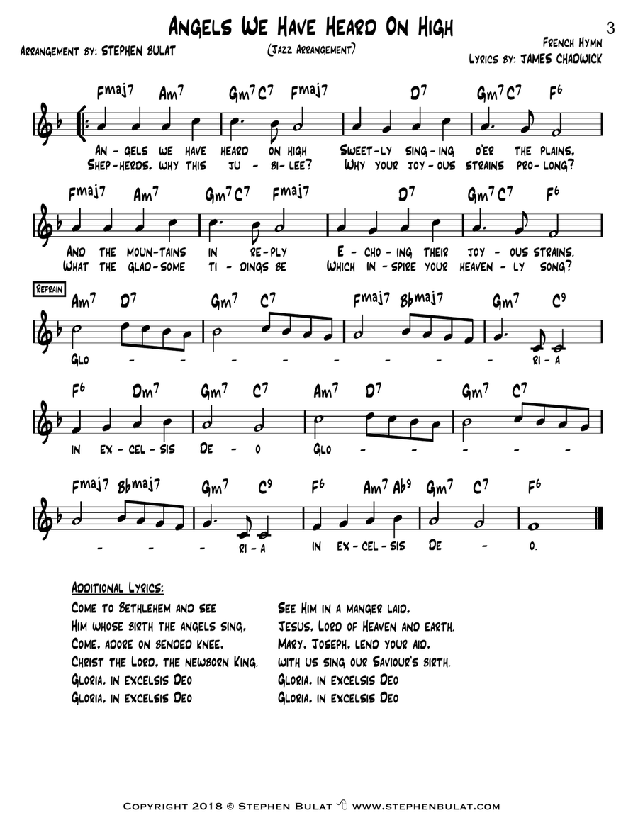 The Christmas Classics Fake Book - Bandleader Gig Pack with 3 Fake Books (C, Bb and Eb Instruments) Jazz Ensemble scores gallery preview page 5