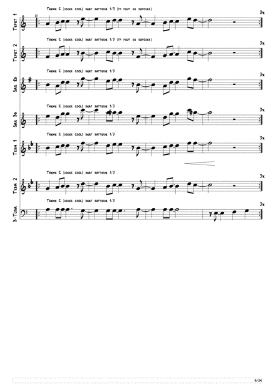 Swing Brothers Jazz Ensemble scores gallery preview page 6