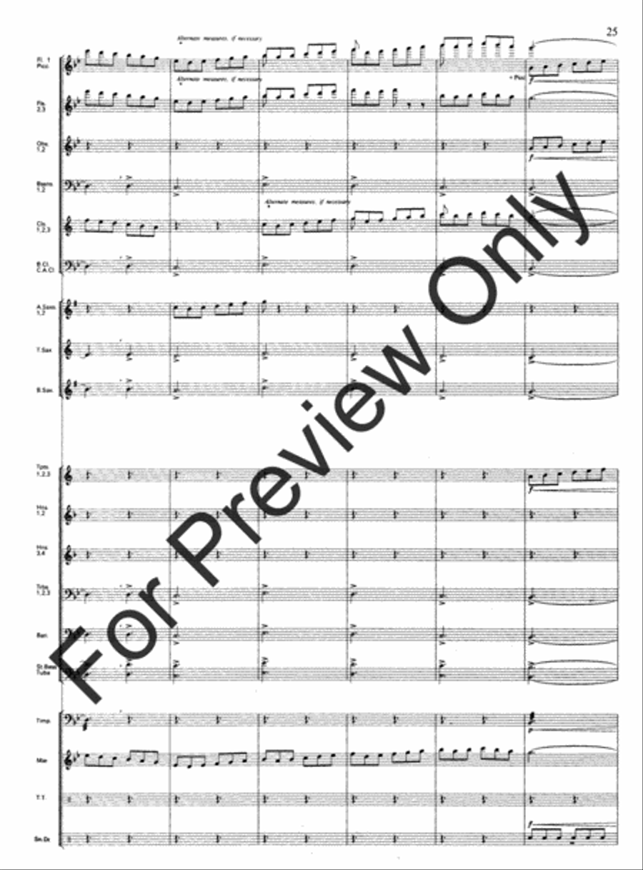 Emmanuel Variants Concert Band scores gallery preview page 27