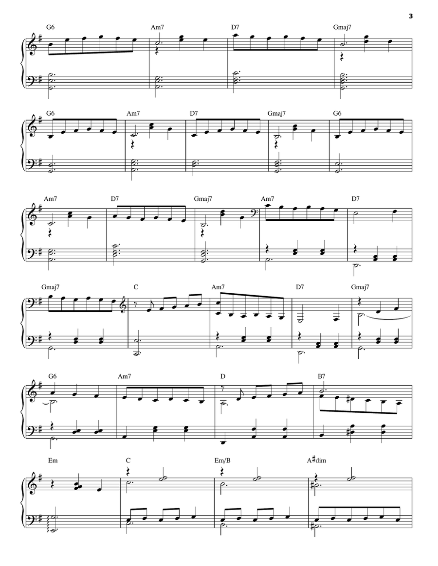 Planetarium Piano Solo scores gallery preview page 3