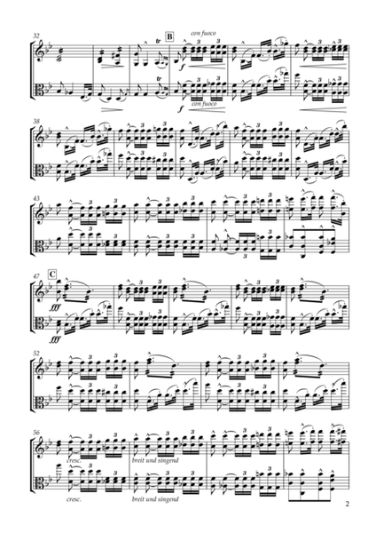 'Largo espressivo' from Suite Op.16 for Violin & Viola image number null