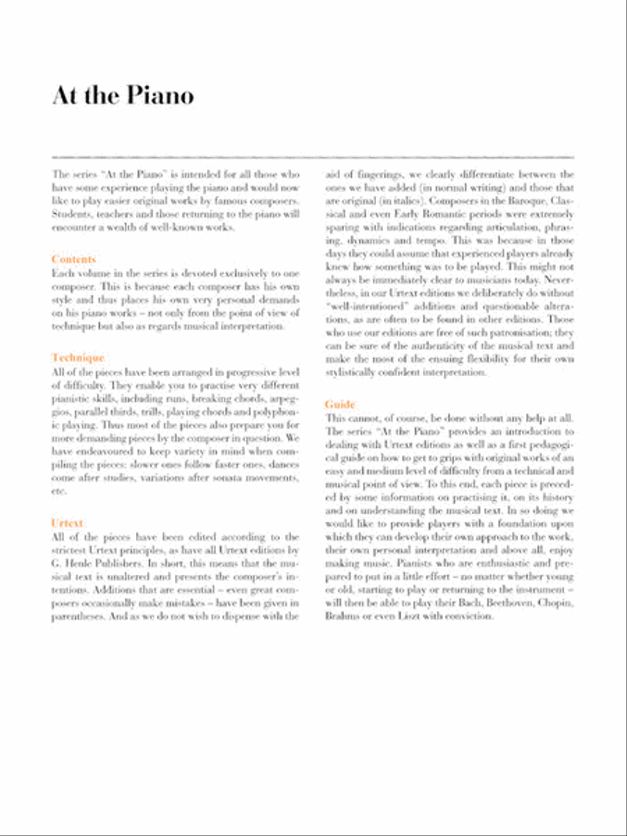 Mendelssohn: At the Piano Piano Solo scores gallery preview page 3