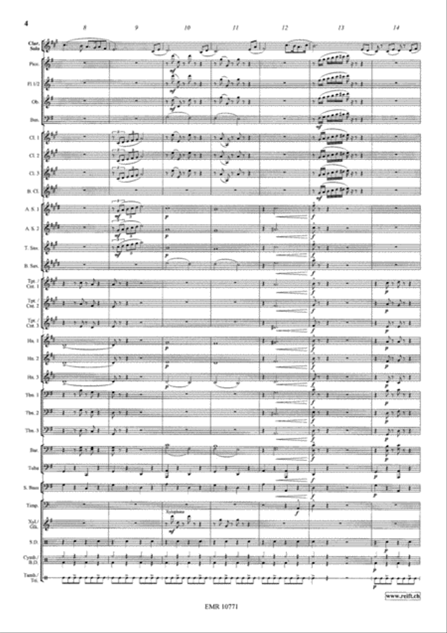 Concerto Piccolo Concert Band scores gallery preview page 4