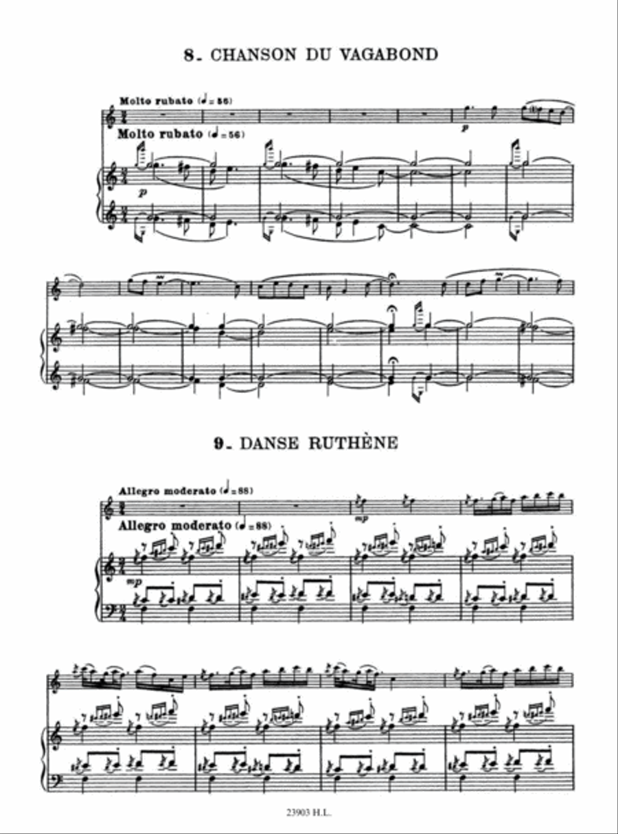 Danses Roumaines De Transylvanie (12) Flute Solo scores gallery preview page 6