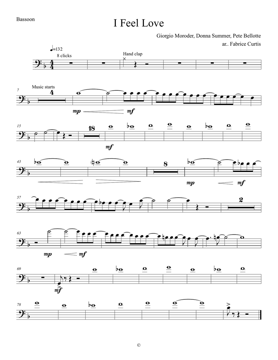 I Feel Love I Feel Love Large Ensemble scores gallery preview page 2