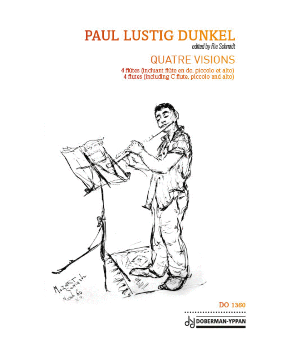 Quatre visions Guitar Ensemble scores gallery preview page 1