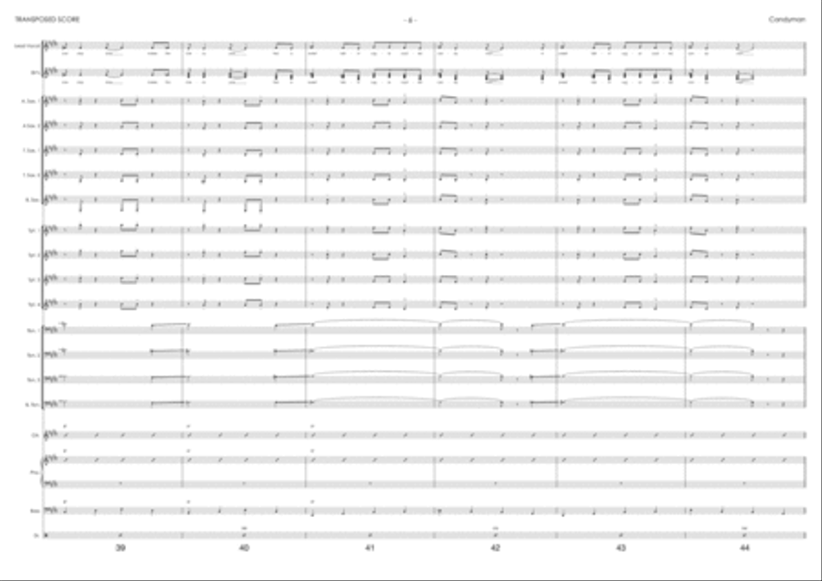 Candyman Jazz Ensemble scores gallery preview page 6
