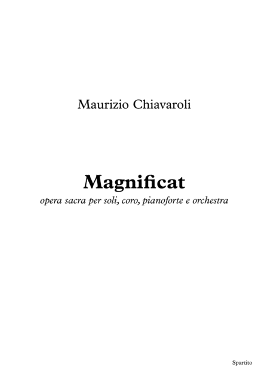 Magnificat High Voice scores gallery preview page 1