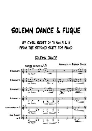 "Solemn Dance & Fugue" Adapted for Clarinet Sextet by Stephen Davies