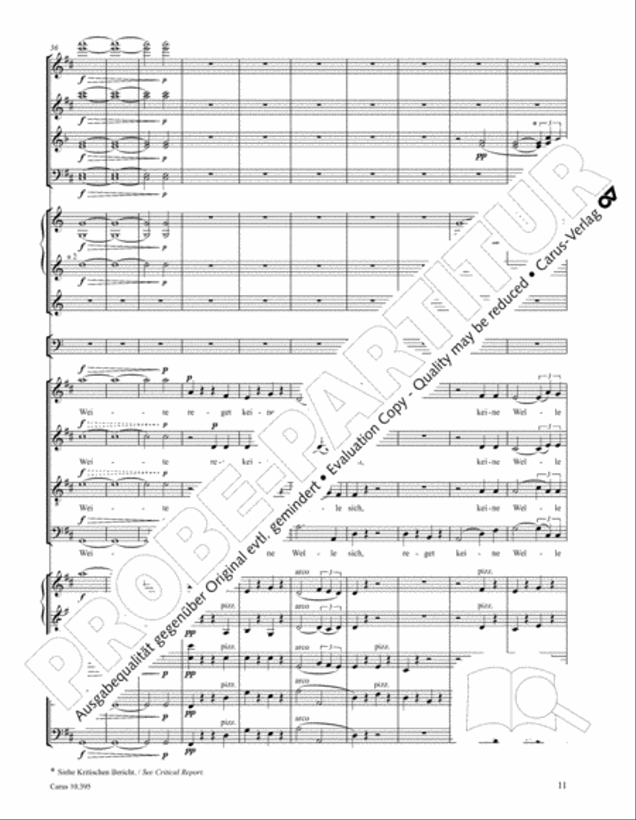 Calm Sea and Prosperous Voyage 4-Part scores gallery preview page 12