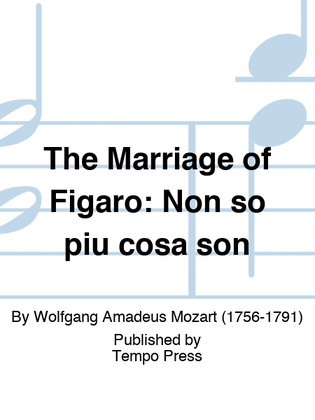 Book cover for MARRIAGE OF FIGARO, THE: Non so piu cosa son