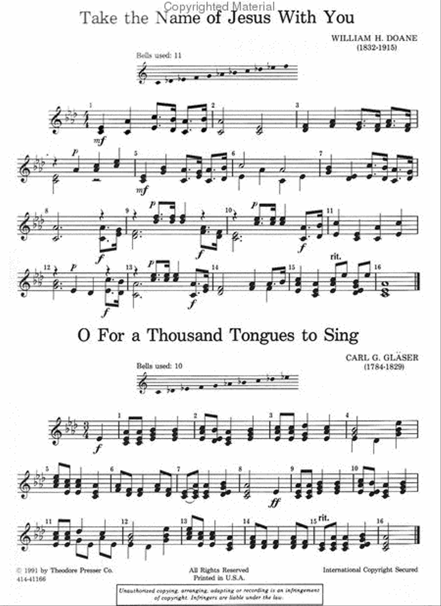 Introits for Bells Chamber Music scores gallery preview page 2