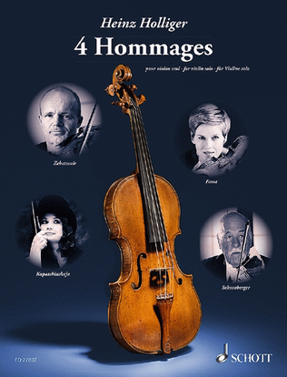 Book cover for 4 Hommages