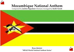 Book cover for Mozambique National Anthem for Brass quintet