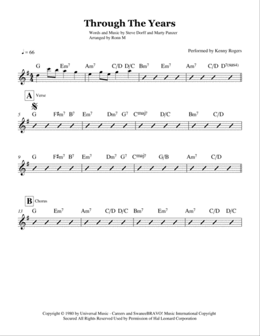 Through The Years Small Ensemble scores gallery preview page 2