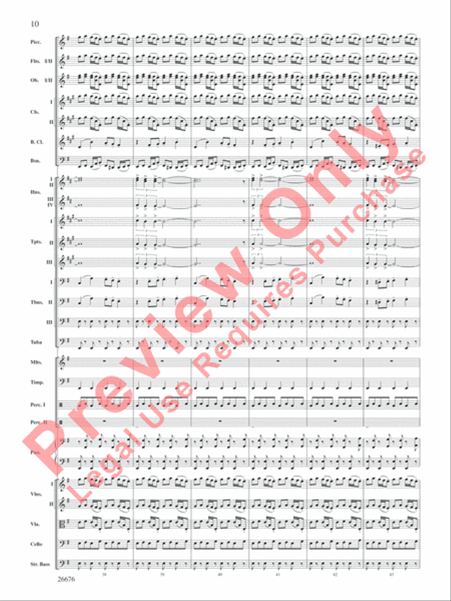 Star Wars Epic -- Part I, Suite from the Full Orchestra scores gallery preview page 11