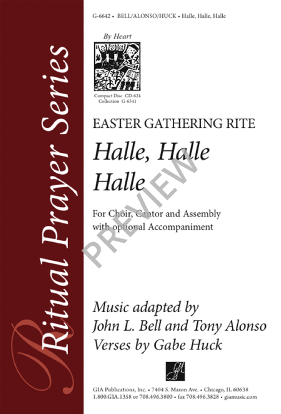 Halle, Halle, Halle Halle, Halle, Halle 4-Part scores gallery preview page 1