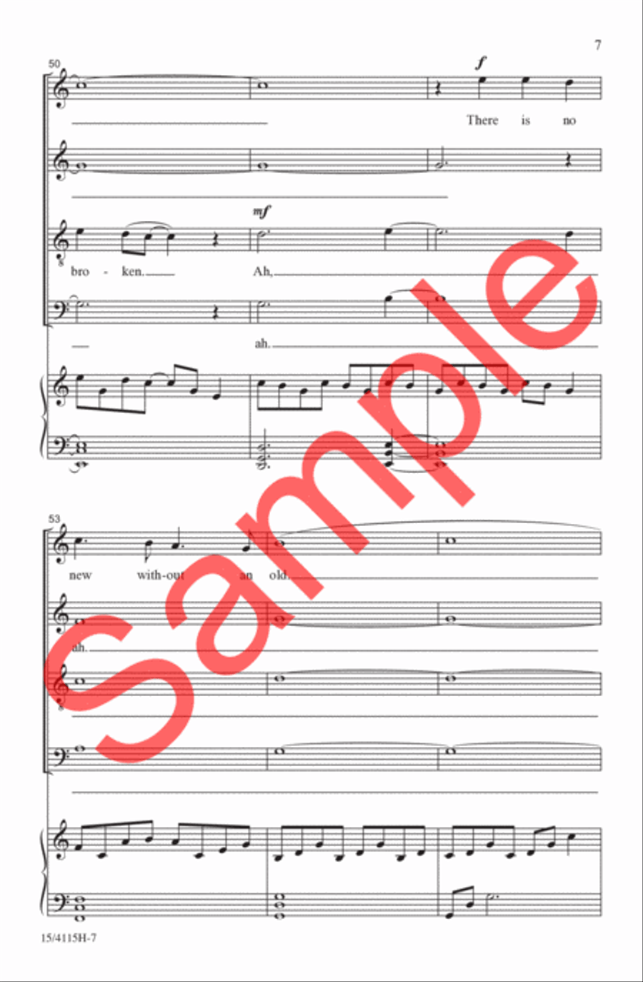 Let Me Believe Let Me Believe 4-Part scores gallery preview page 7