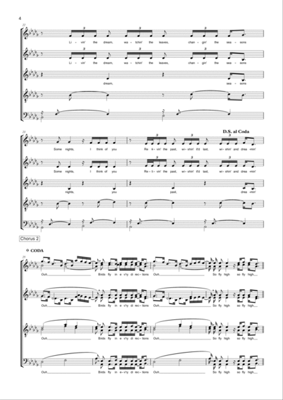 Birds Divisi scores gallery preview page 4
