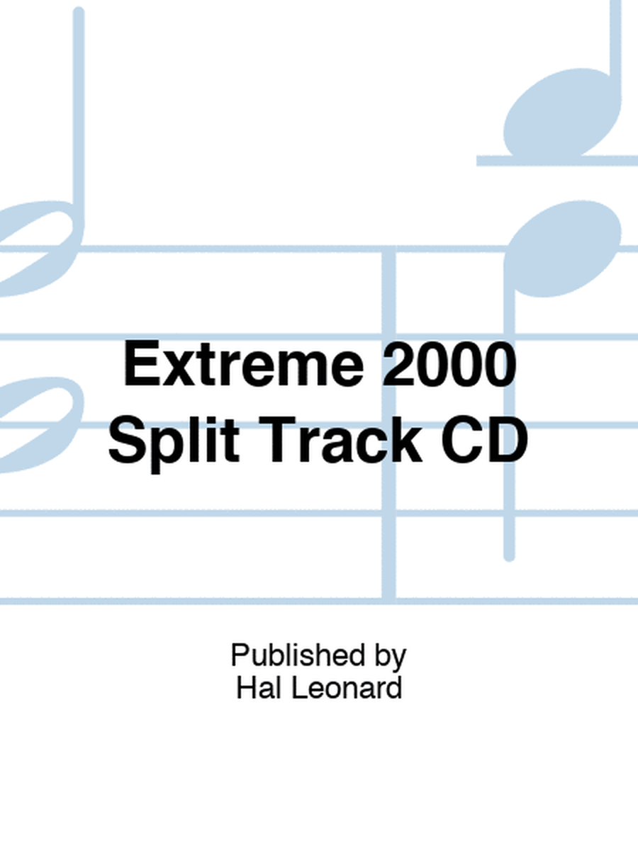 Extreme 2000 Split Track CD