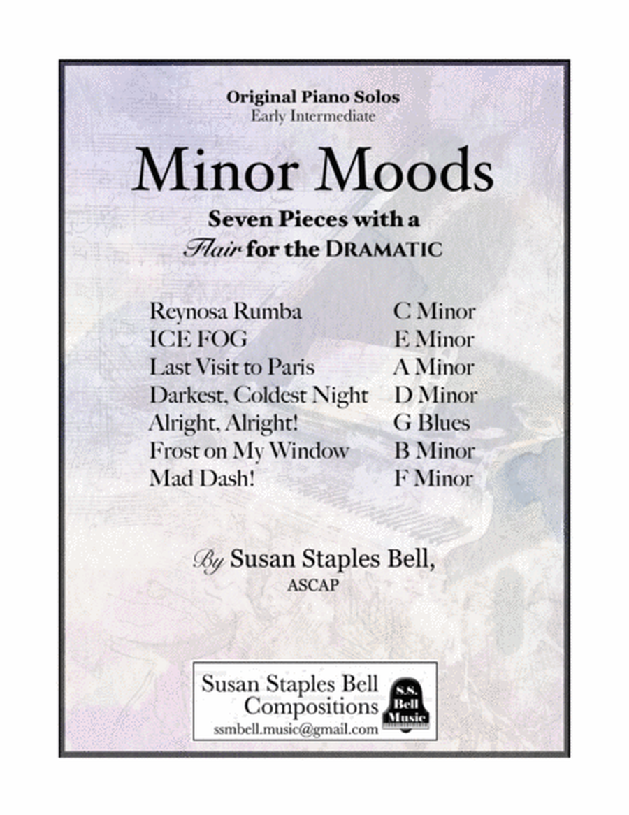 Minor Moods: Seven Pieces with a Flair for the Dramatic, Single License image number null