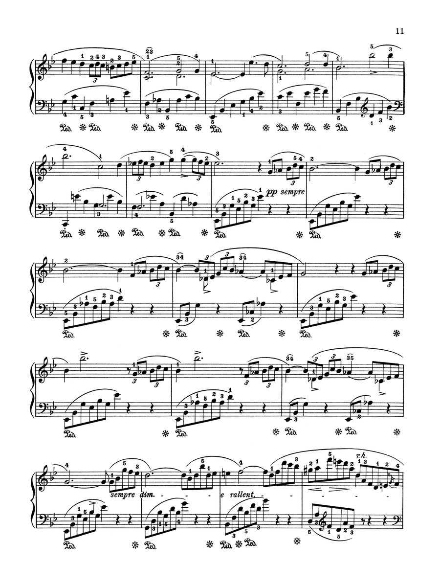 Ballade in G minor, Op. 23 Piano Solo scores gallery preview page 5