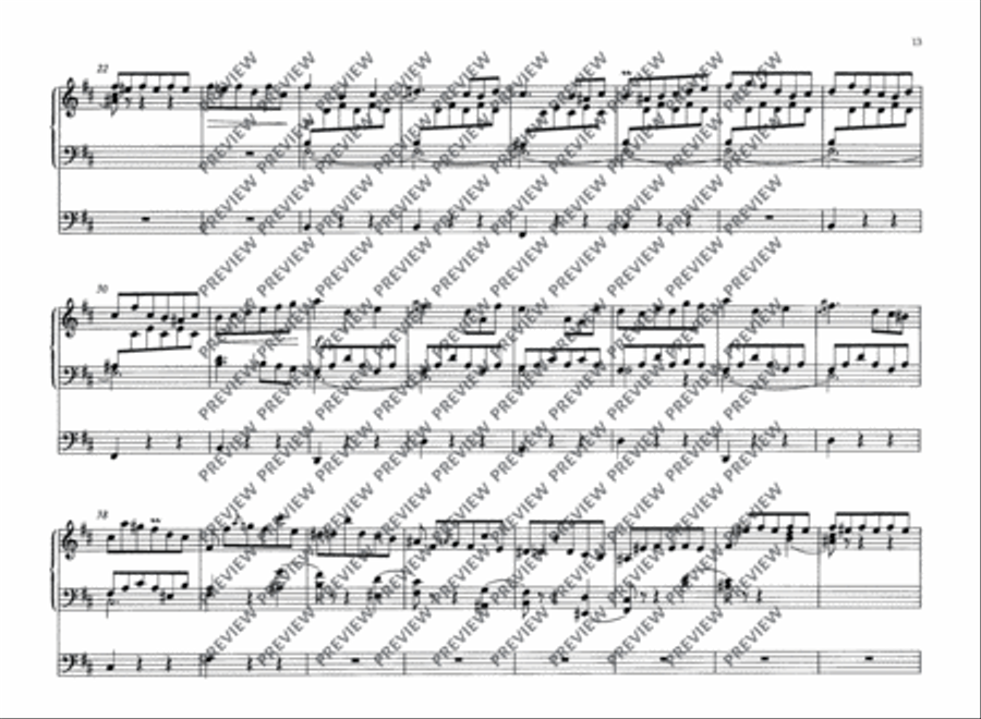 Fanfare, Cantabile and Finale Organ scores gallery preview page 14