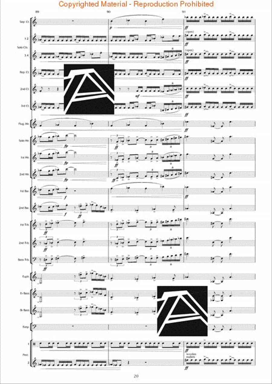 Surround Sound Brass Band scores gallery preview page 21