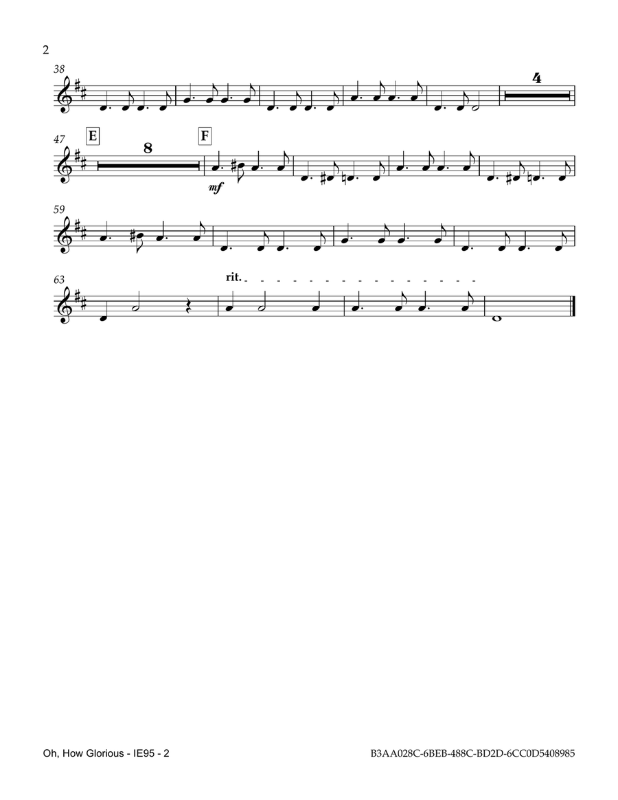 Oh, How Glorious (Cuán Gloriosa Será la Mañana) Concert Band scores gallery preview page 3