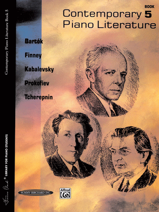 Book cover for Contemporary Piano Literature, Book 5