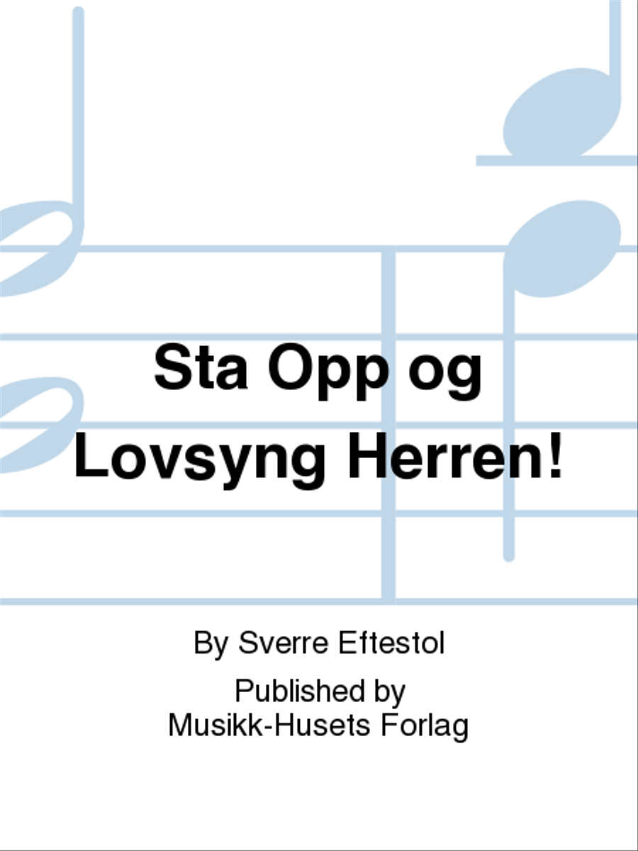 Sta Opp og Lovsyng Herren! Organ scores gallery preview page 1