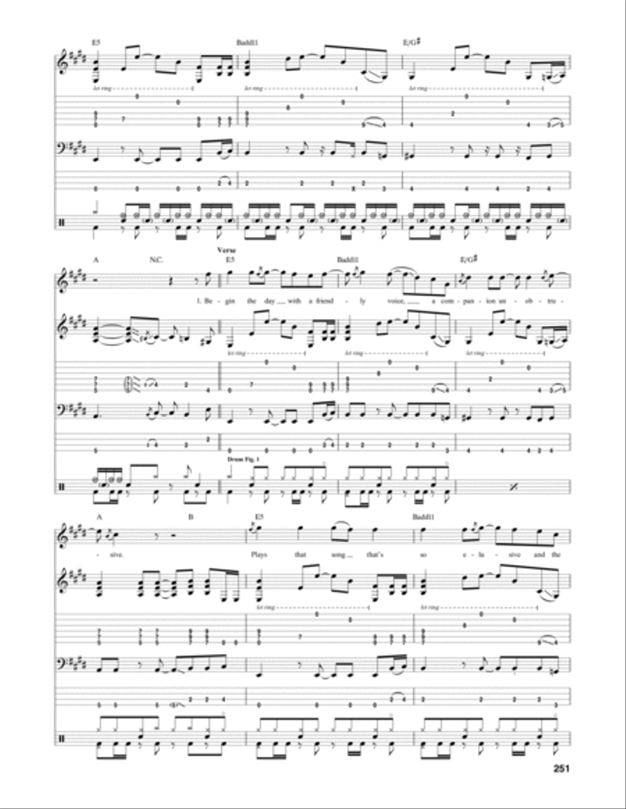 The Spirit Of Radio The Spirit Of Radio Bass Voice scores gallery preview page 3